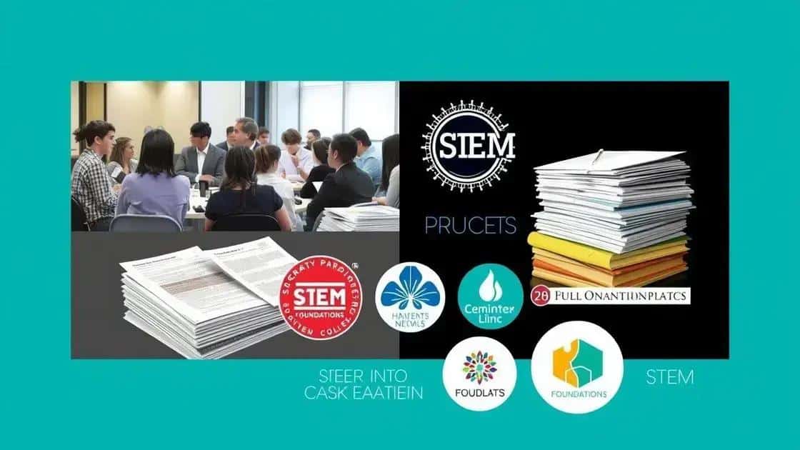 Key sources of funding for stem initiatives