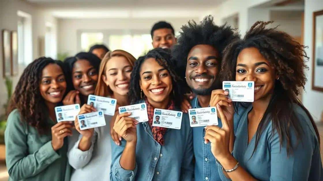 Key features of the residency card