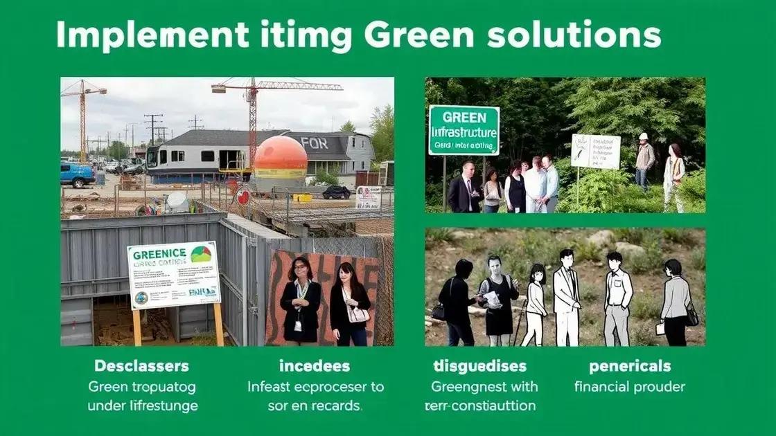 Challenges in implementing green solutions