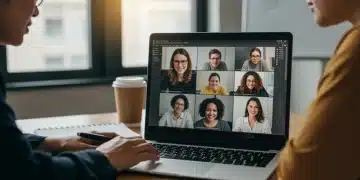 Educators collaborating online for professional development