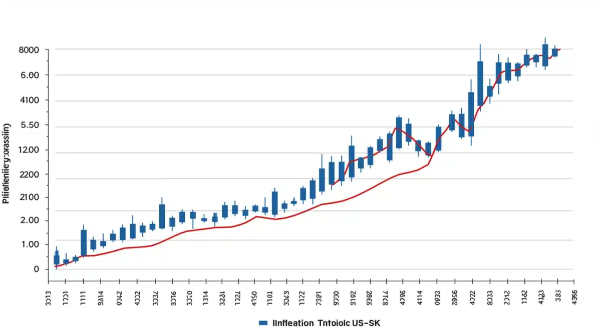 Historical US inflation trends and asset class performance chart