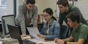 High school counselor helping students understand federal student aid forms for 2026