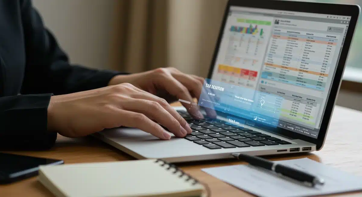 Detailed financial record keeping for tax deductions