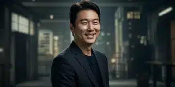 Director Kim Min-jun discussing his new series Urban Legends.