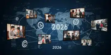 Global screens showcasing dorama with copyright symbols, representing 2026 licensing changes.