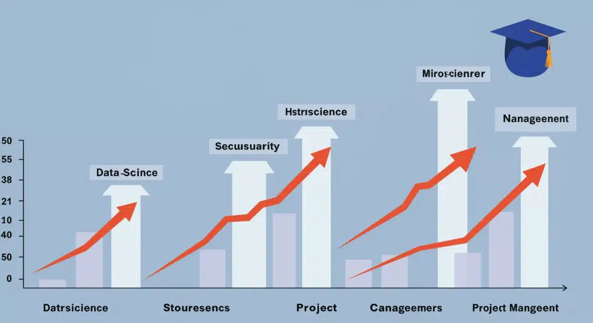Infographic of micro-credentials and salary increase